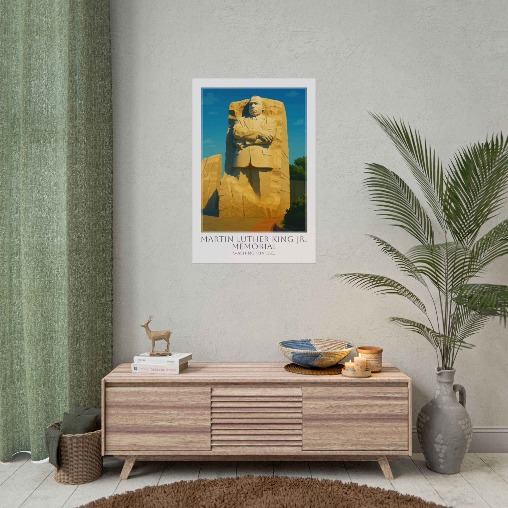 Mlk Jr Memorial Travel Poster