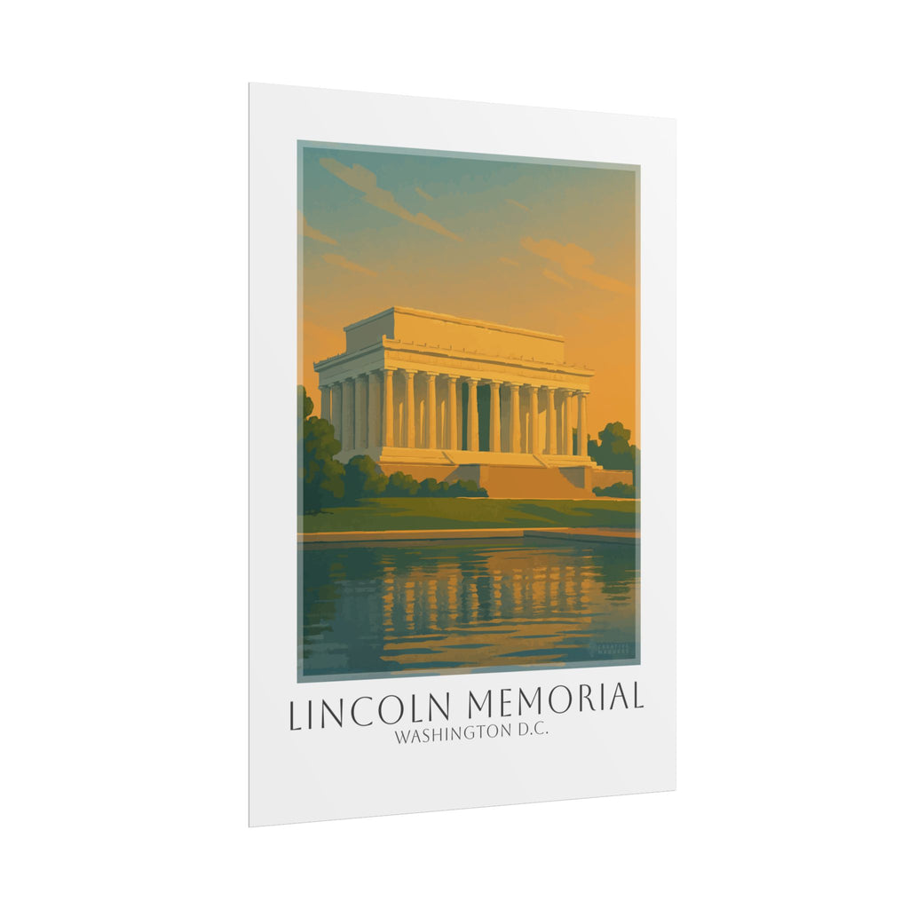 Lincoln Memorial Travel Poster