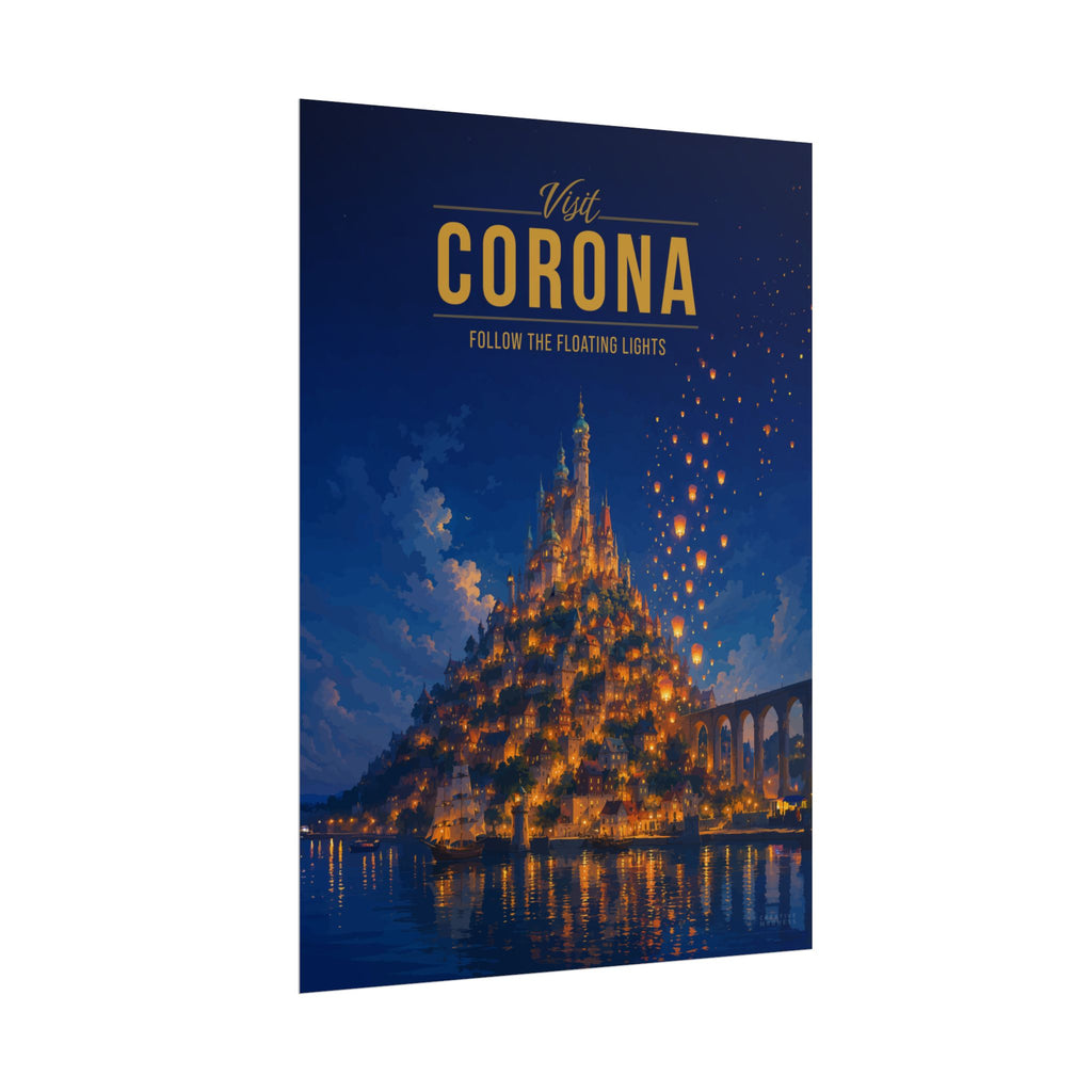 Corona Travel Poster