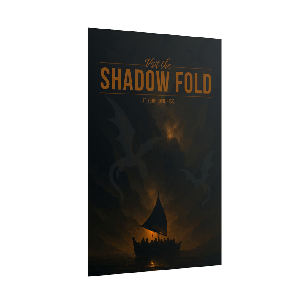 Shadow Fold Travel Poster