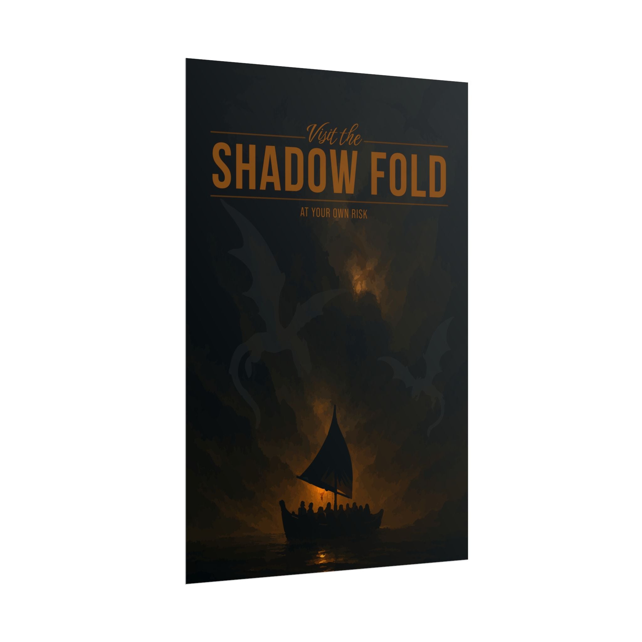 Shadow Fold Travel Poster