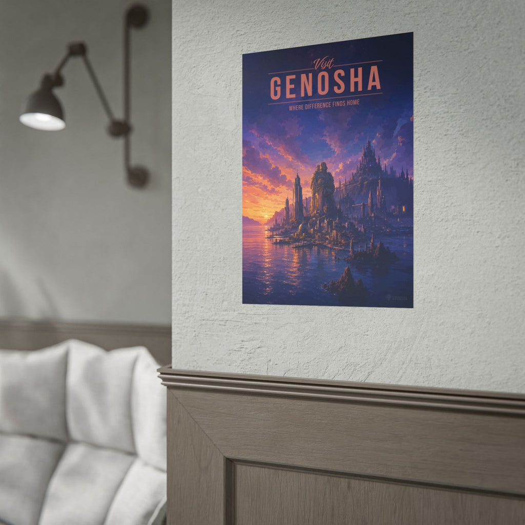 Genosha Travel Poster