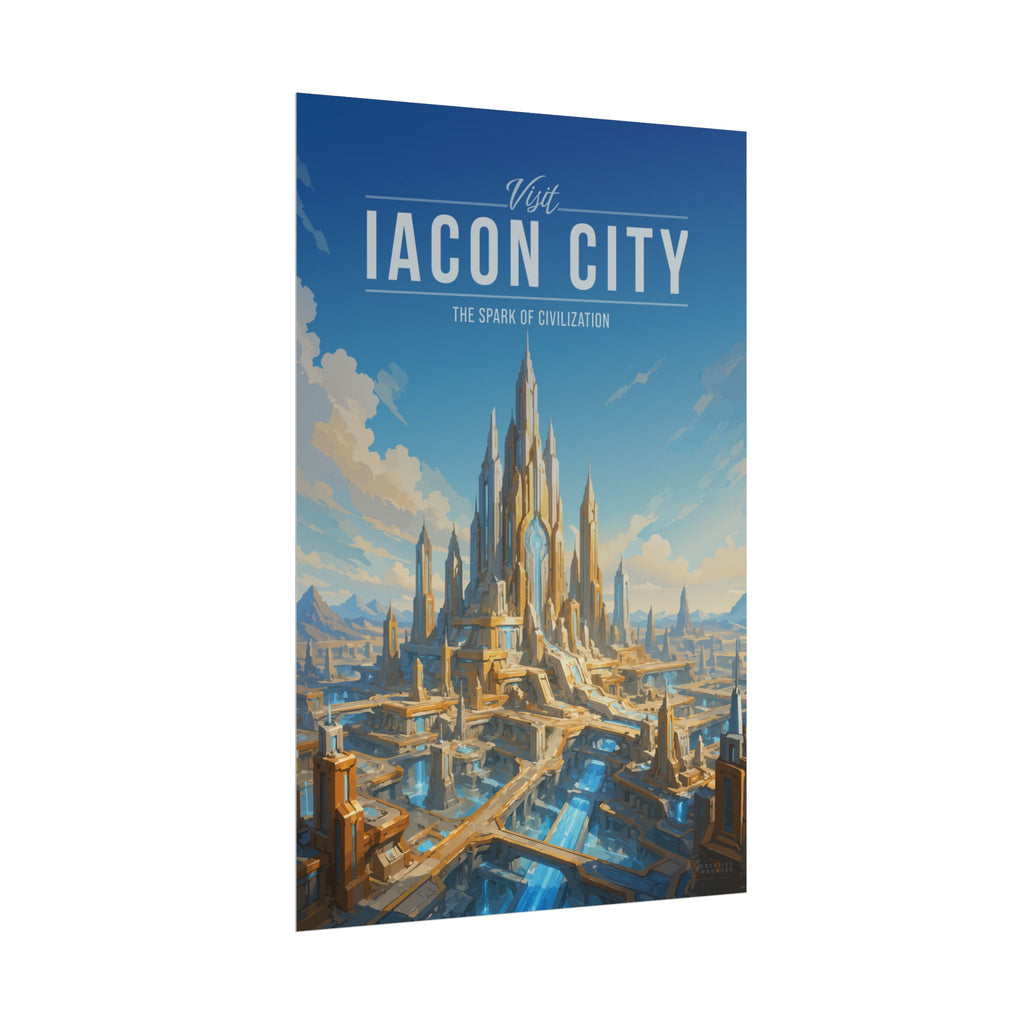 Iacon City Travel Poster