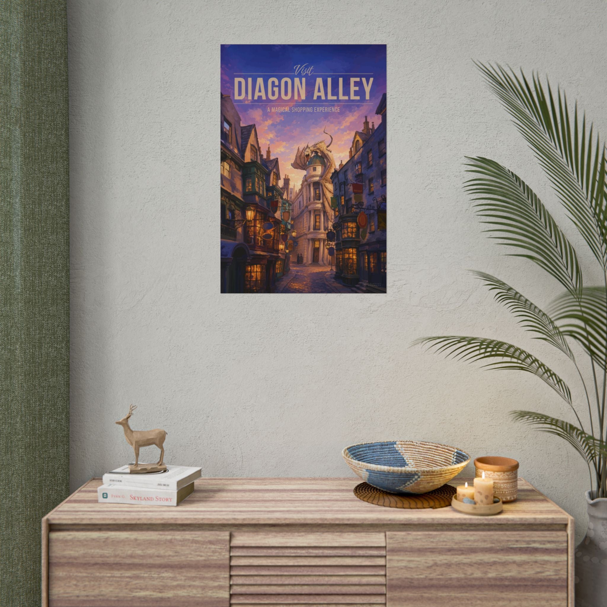 Diagon Alley Travel Poster