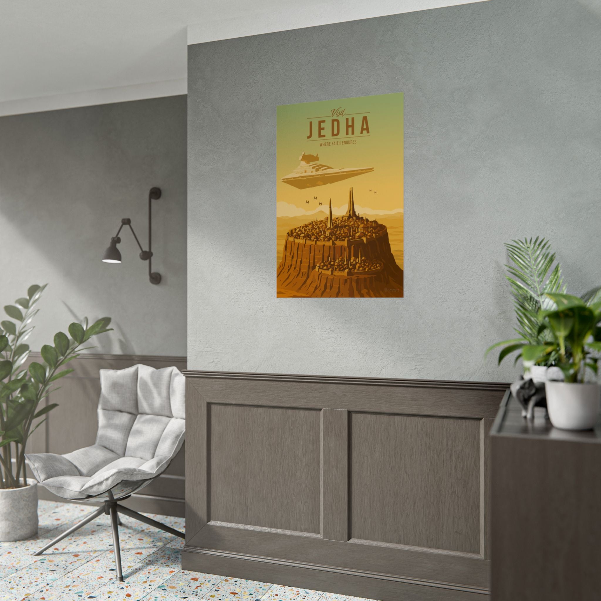 Jedha Travel Poster