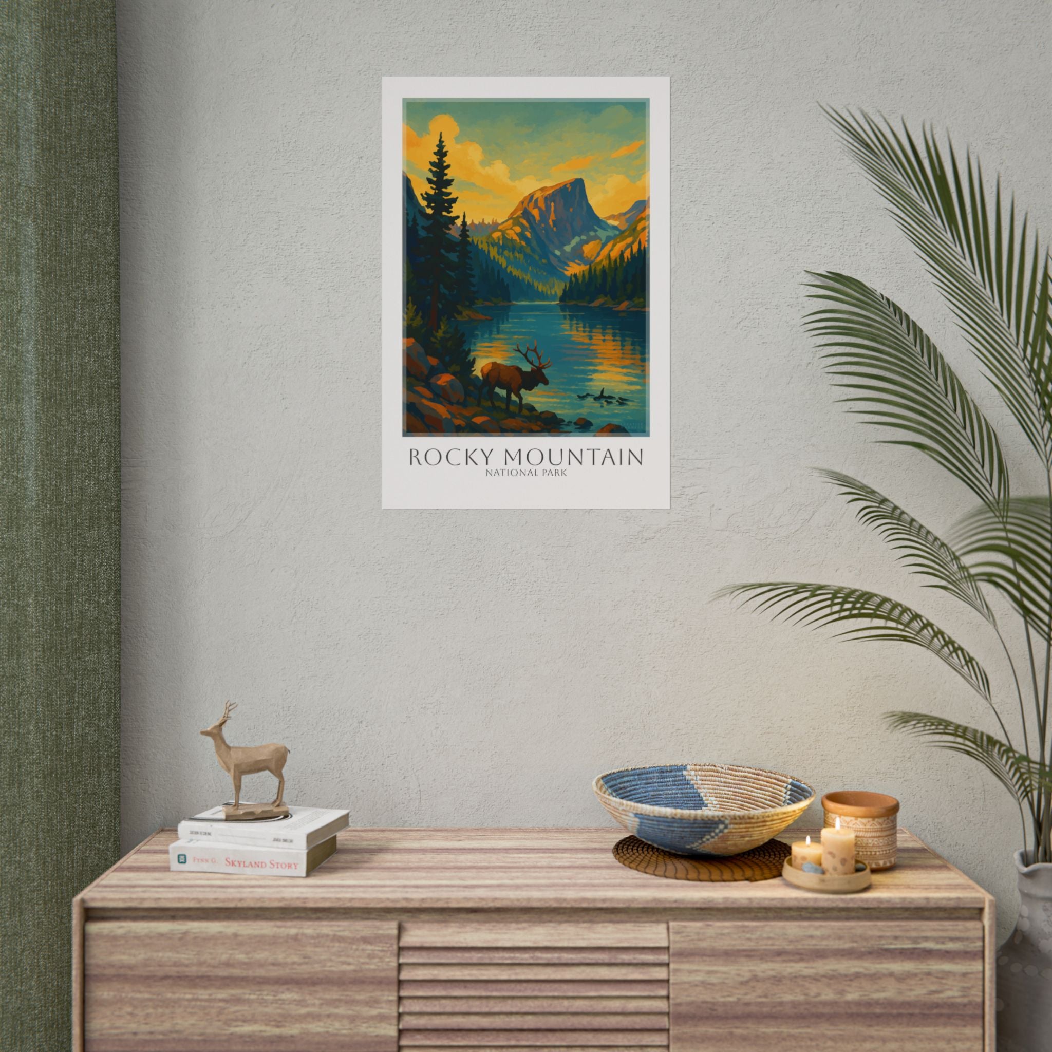 ROCKY MOUNTAIN  * Travel Poster * National Park Wall Art