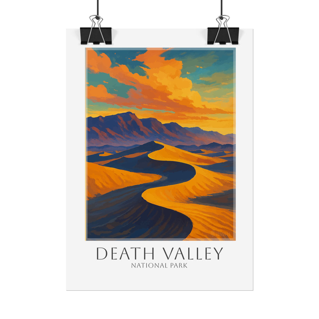 DEATH VALLEY * Travel Poster * National Park Wall Art