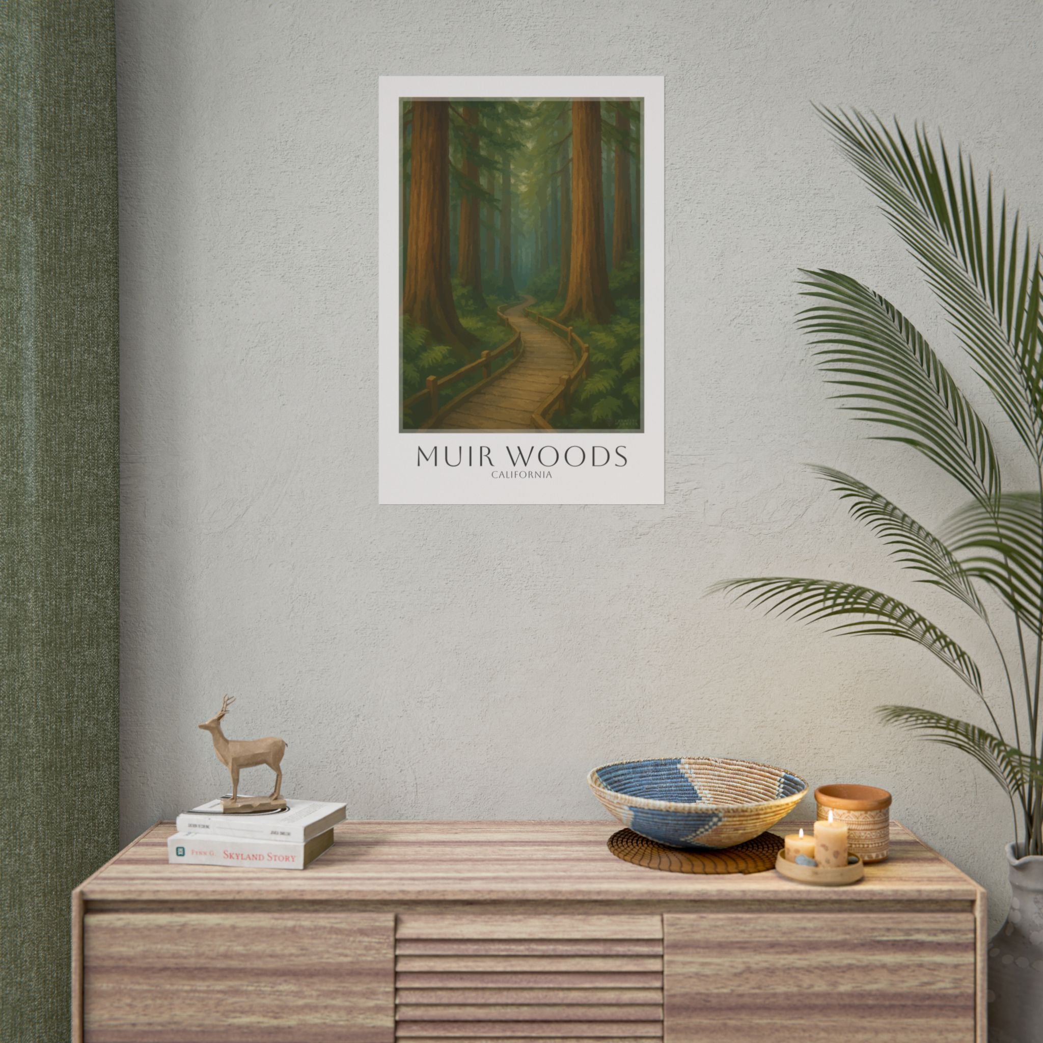 Muir Woods Travel Poster