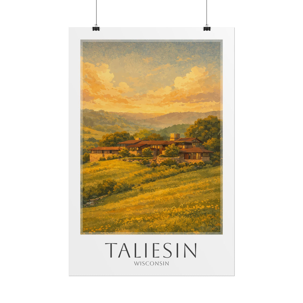 Taliesin Travel Poster