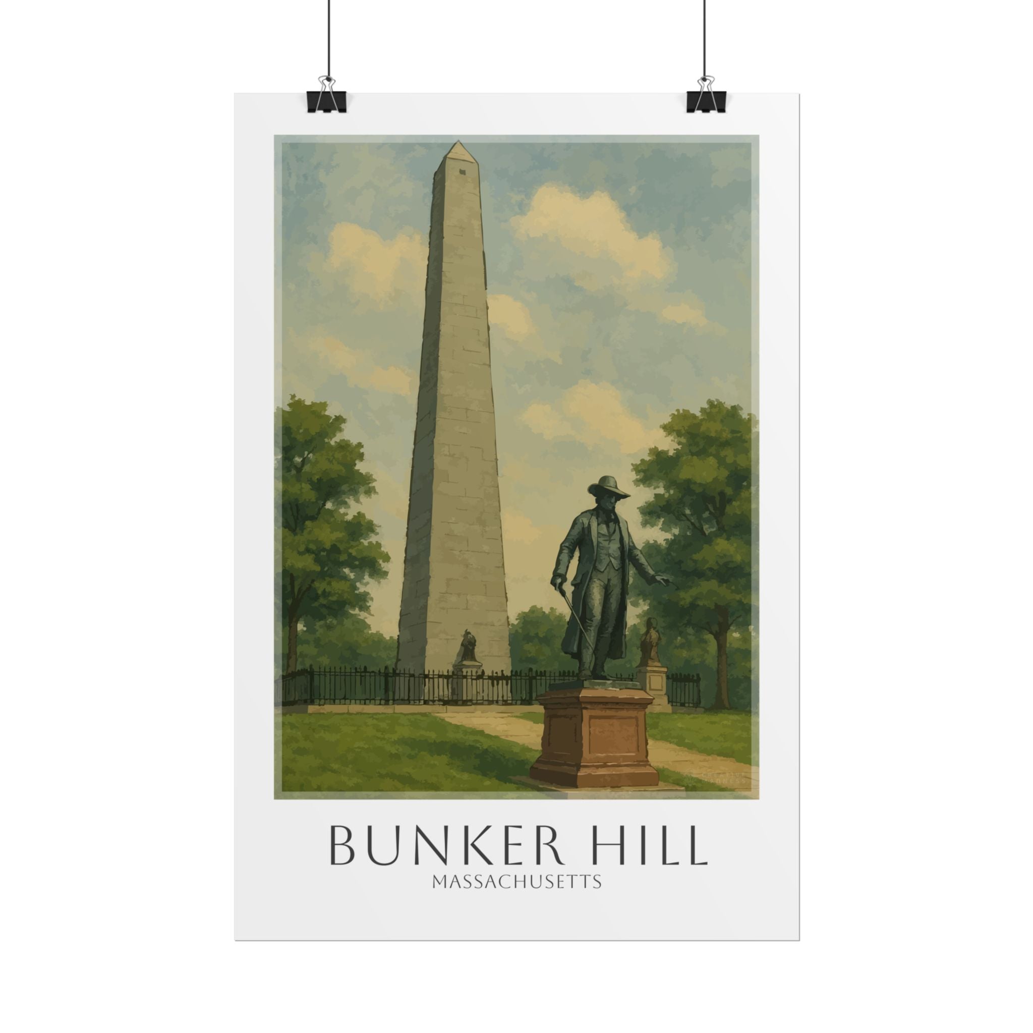 Bunker Hill Travel Poster