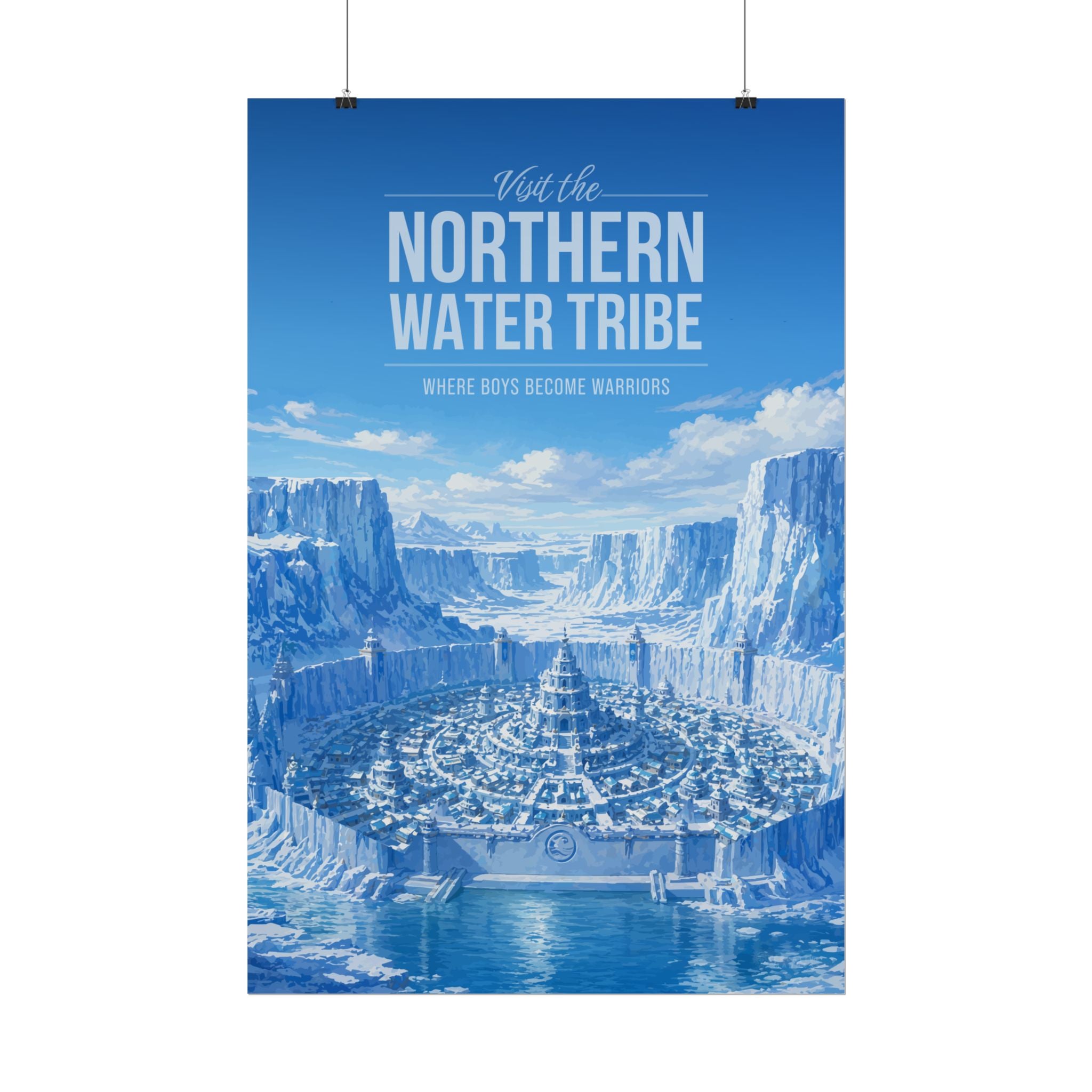 Northern Water Tribe Travel Poster