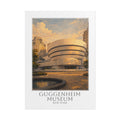 Guggenhiem Museum Travel Poster