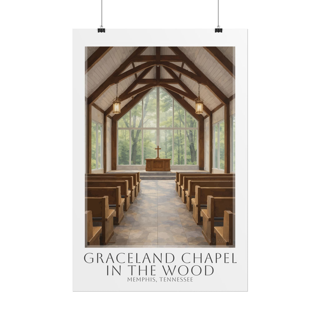 Graceland Chapel Travel Poster