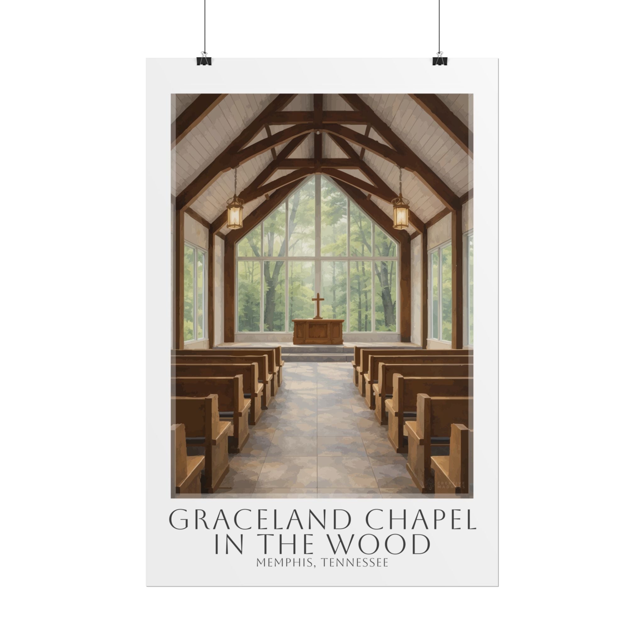 Graceland Chapel Travel Poster