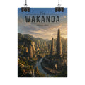 Wakanda Travel Poster