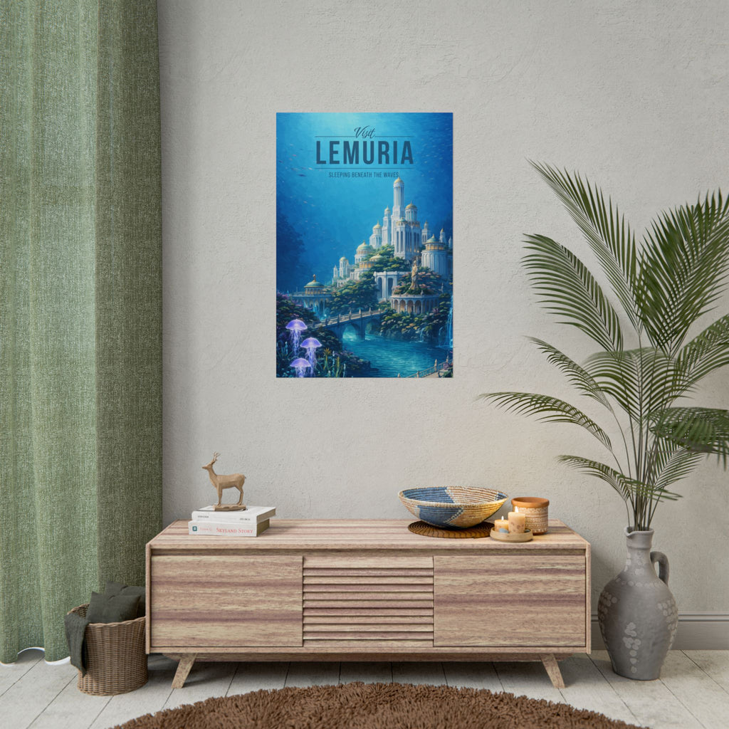 Lemuria Travel Poster