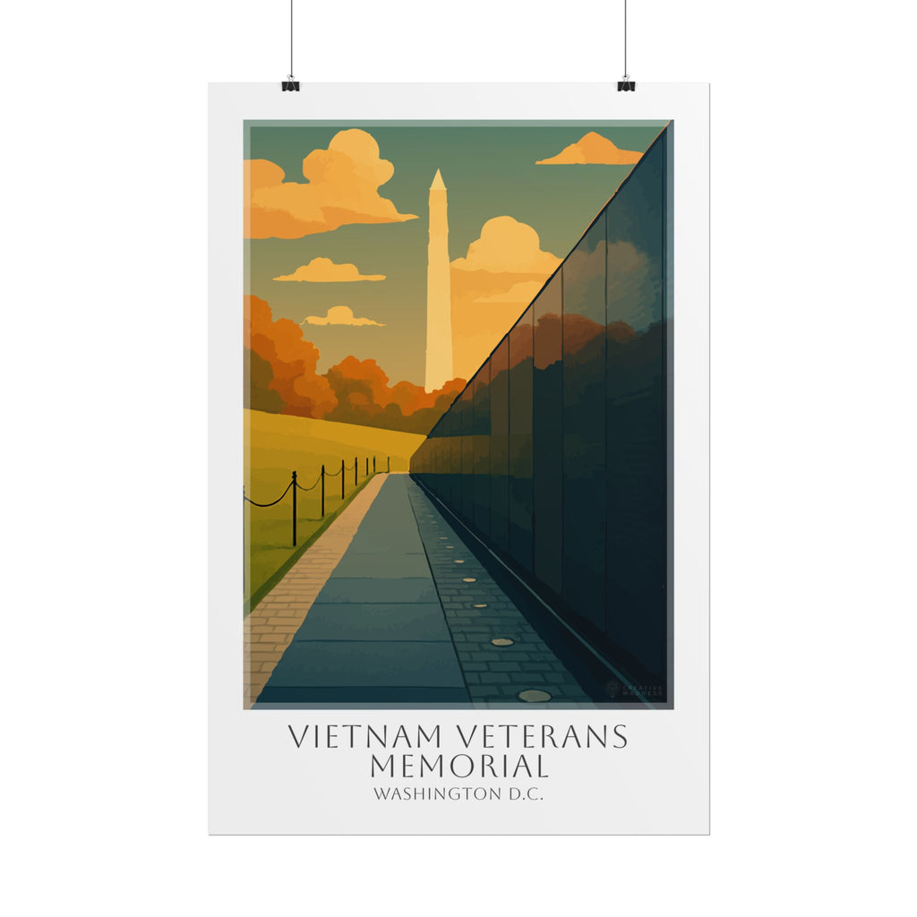 Vietnam Veterans Memorial Travel Poster
