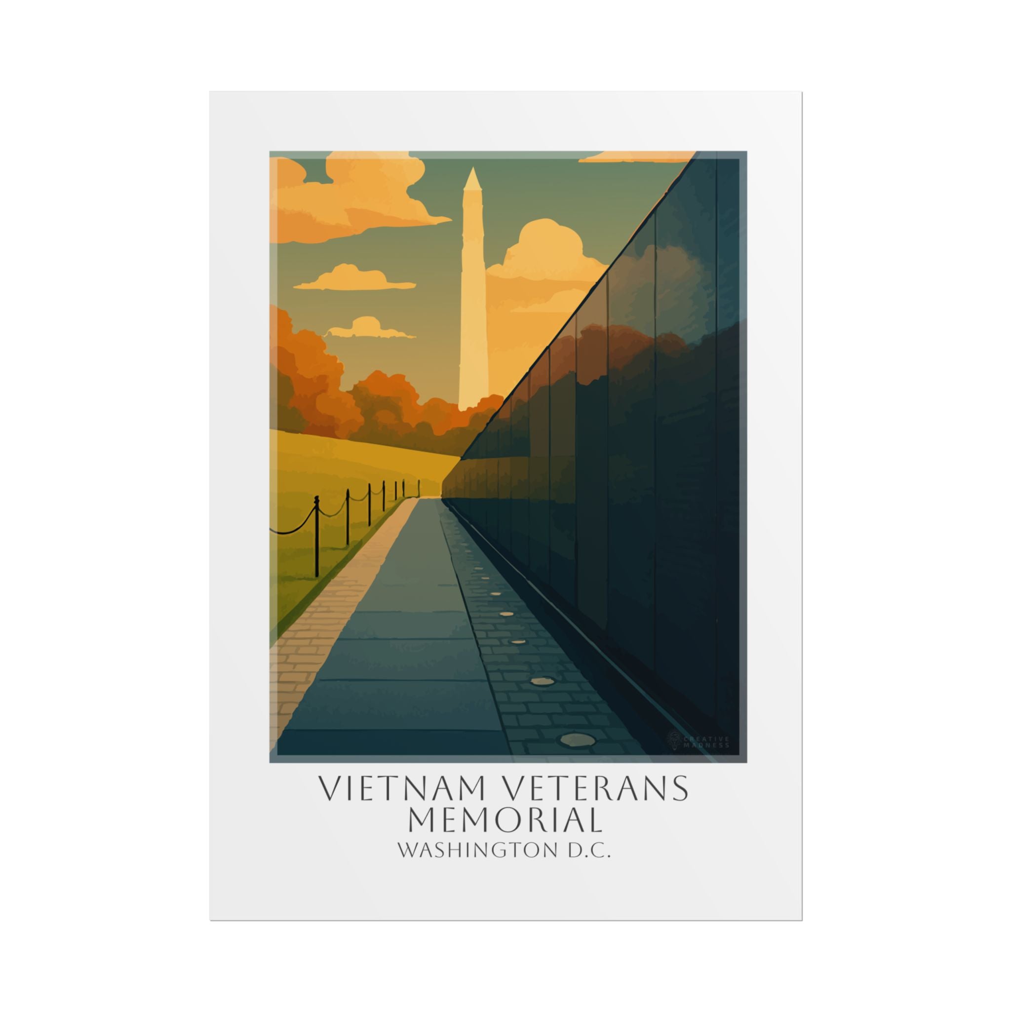 Vietnam Veterans Memorial Travel Poster