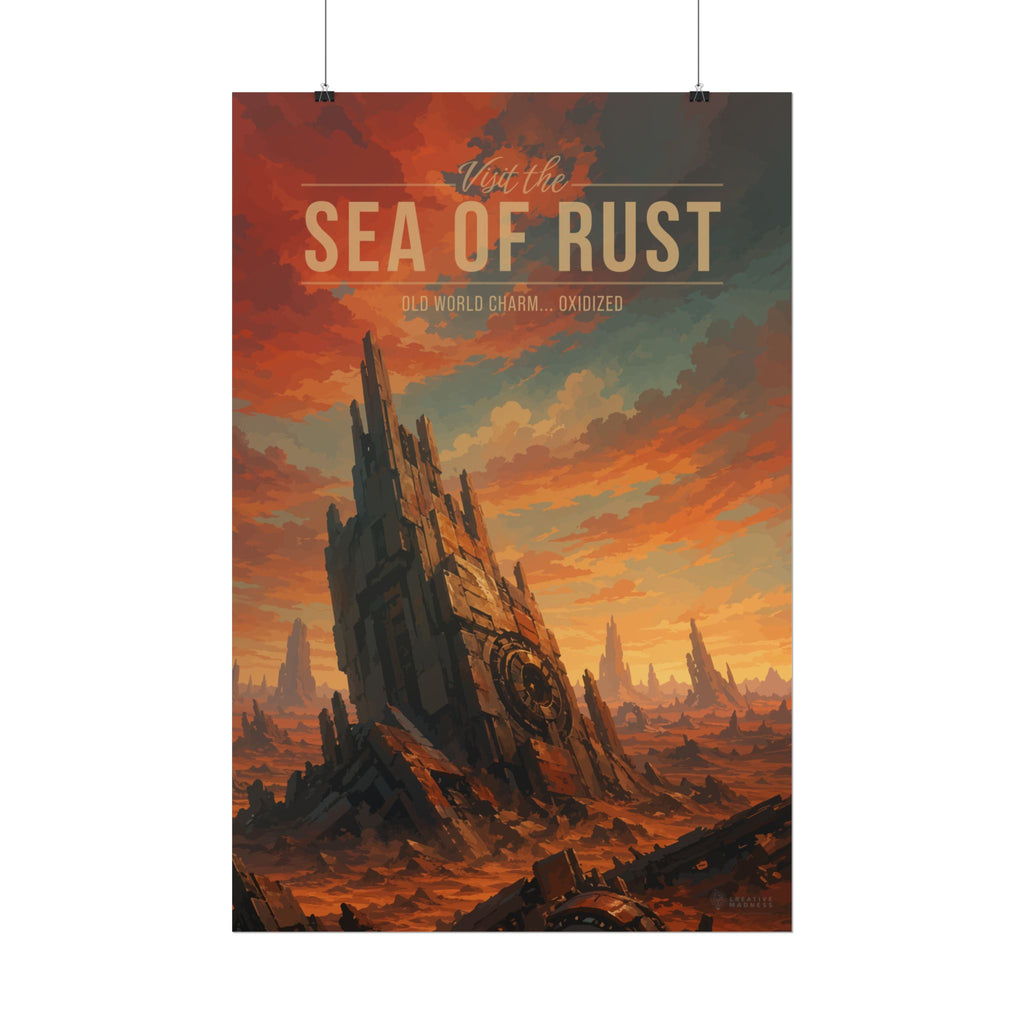 Sea Of Rust Travel Poster