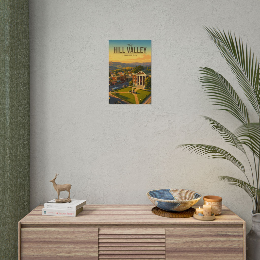 Hill Valley Travel Poster