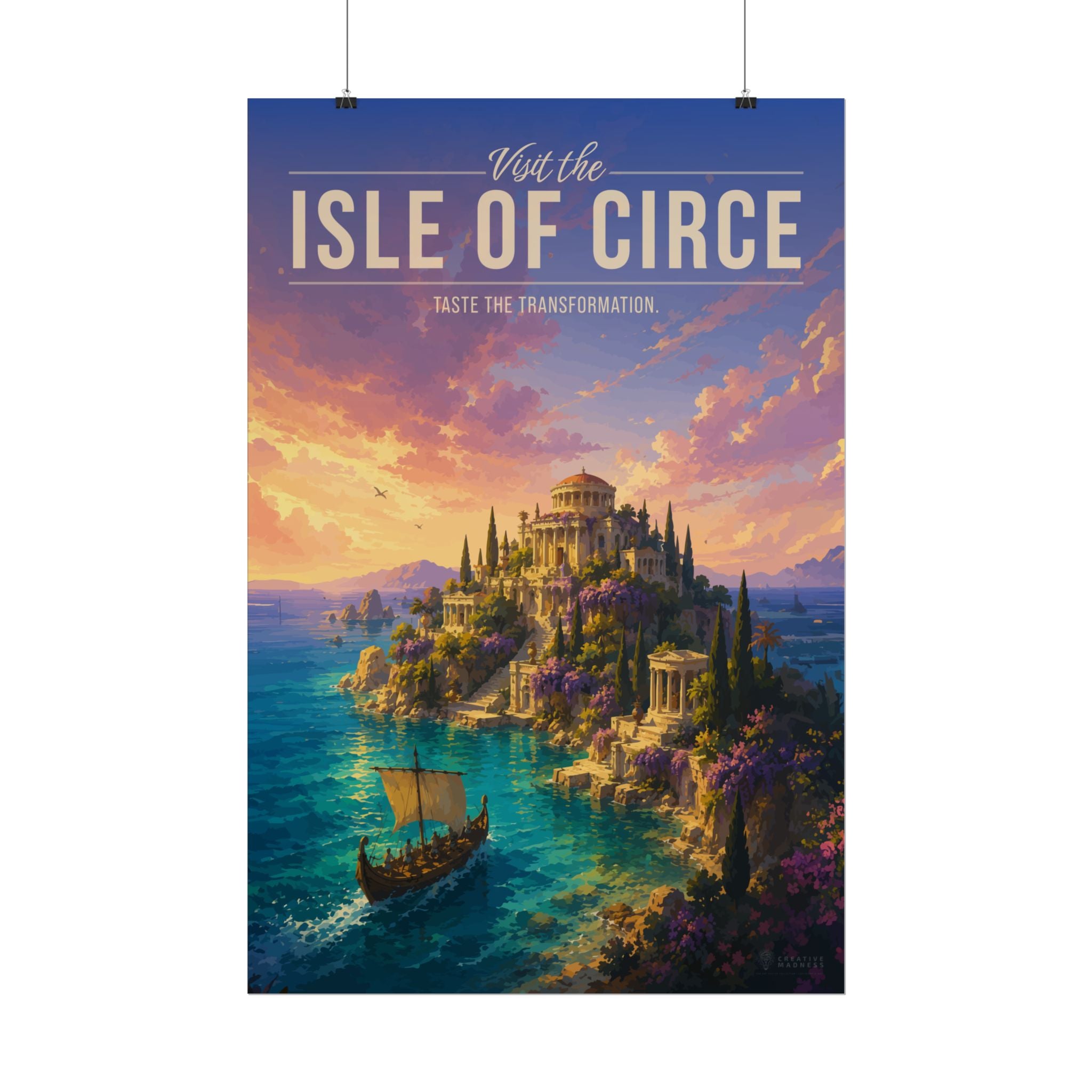 Isle Of Circe Travel Poster
