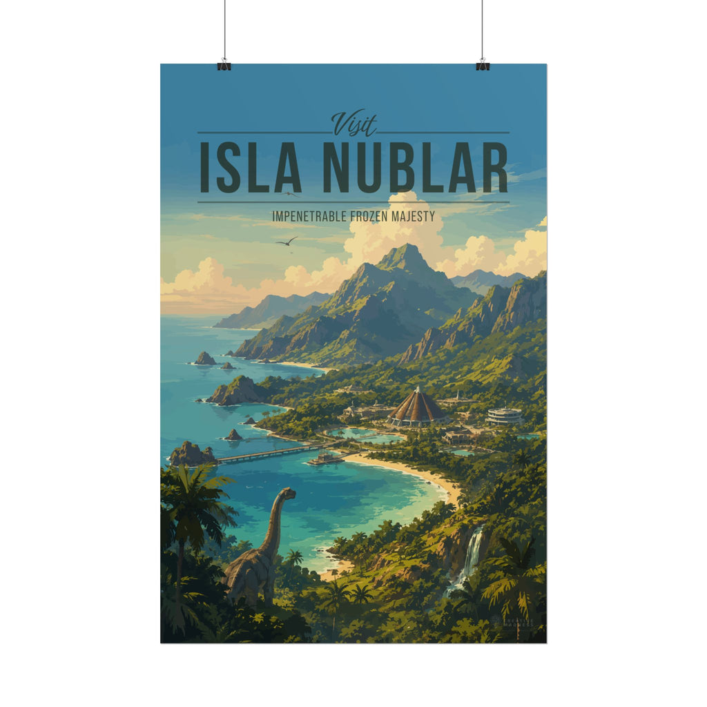Isla Nublar Travel Poster