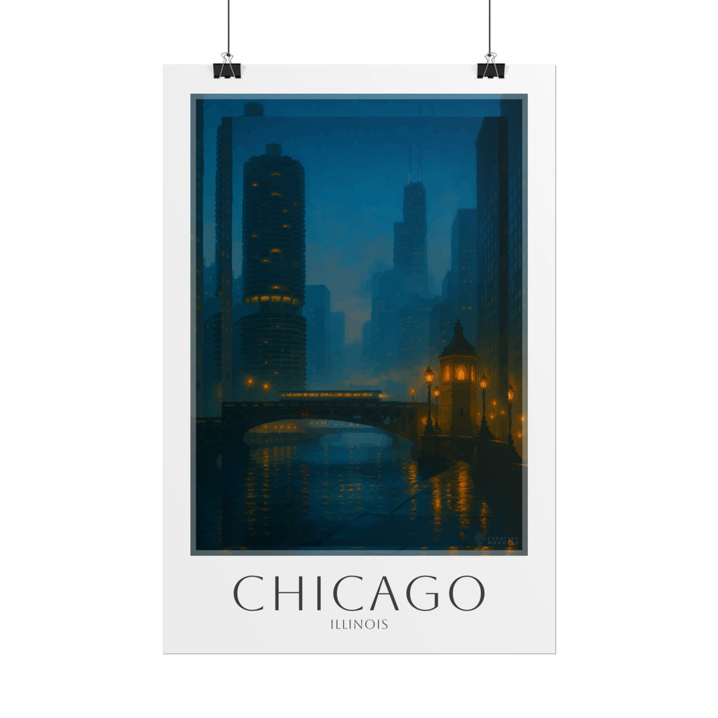 Chicago Travel Poster
