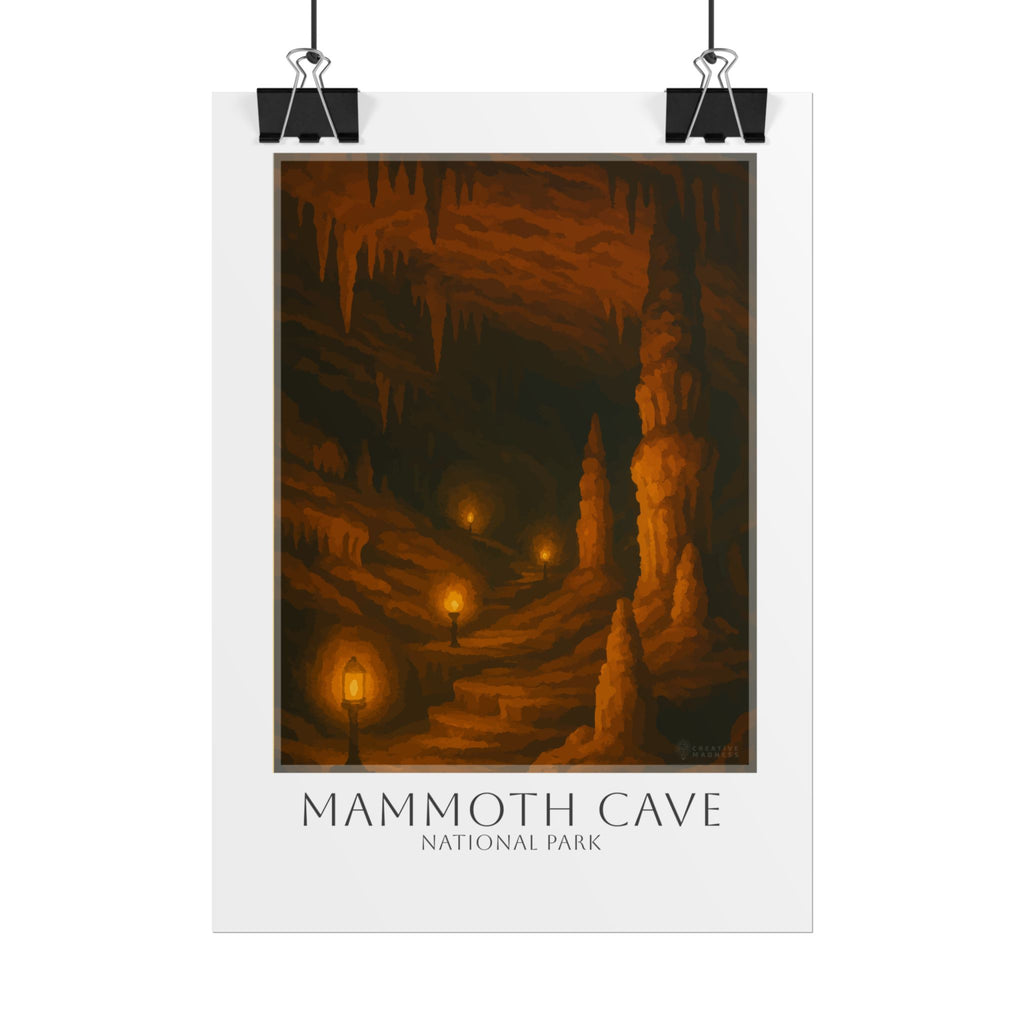 MAMMOTH CAVE * Travel Poster * National Park Wall Art