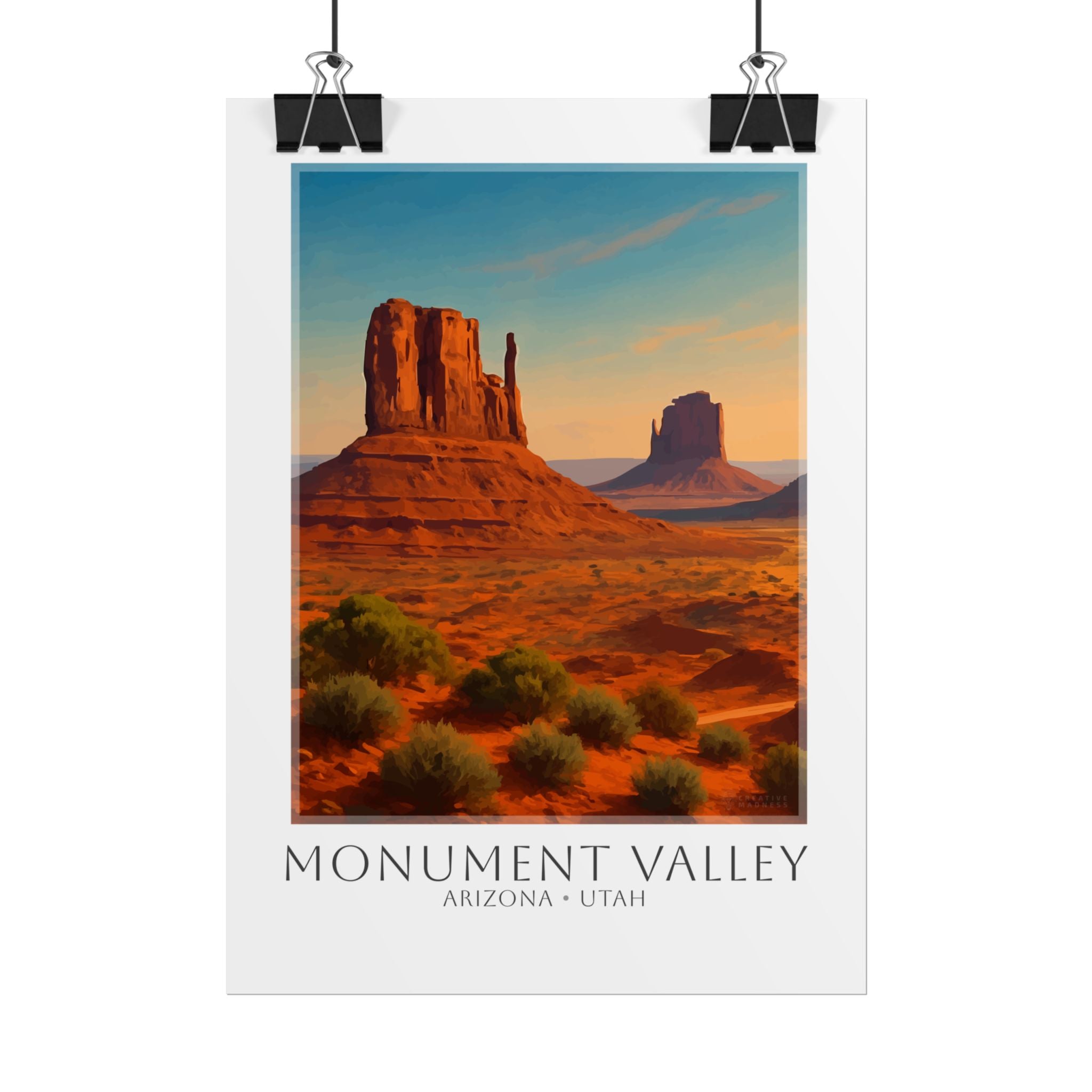 Monument Valley Travel Poster