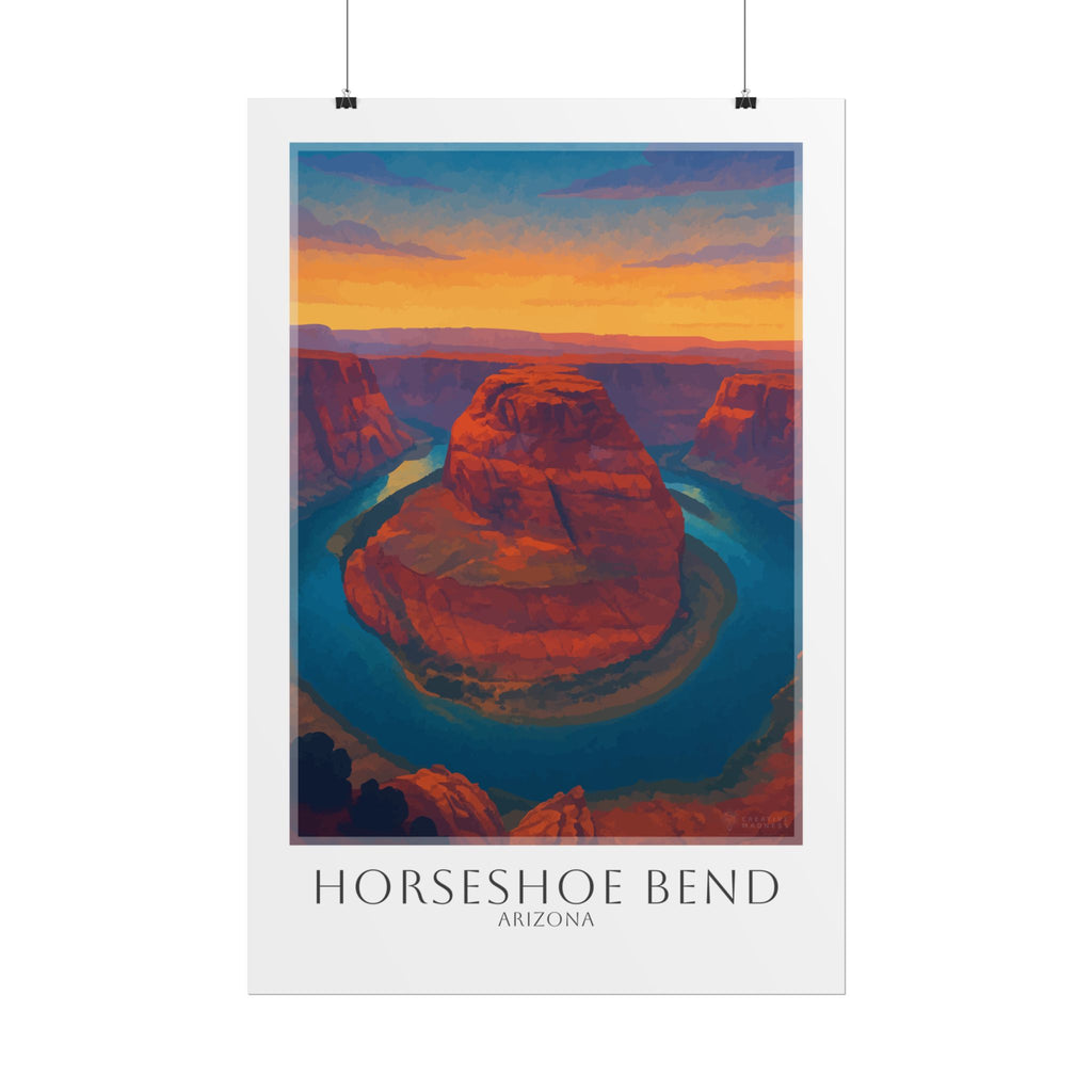 Horseshoe Bend Travel Poster
