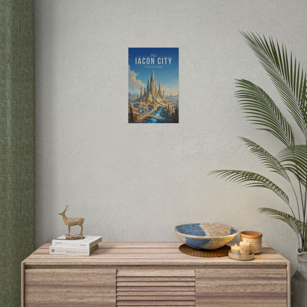 Iacon City Travel Poster