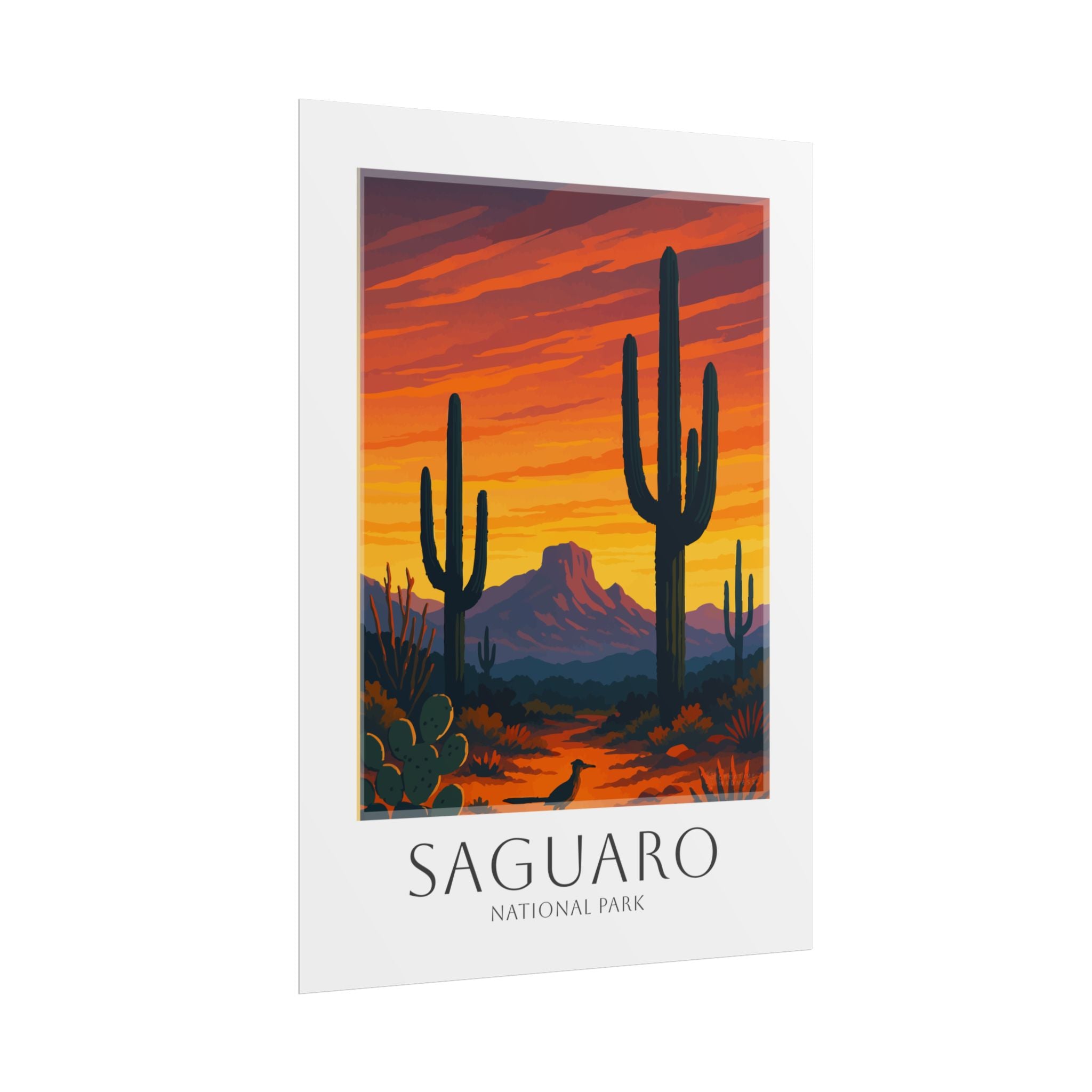 SAGUARO * Travel Poster * National Park Wall Art