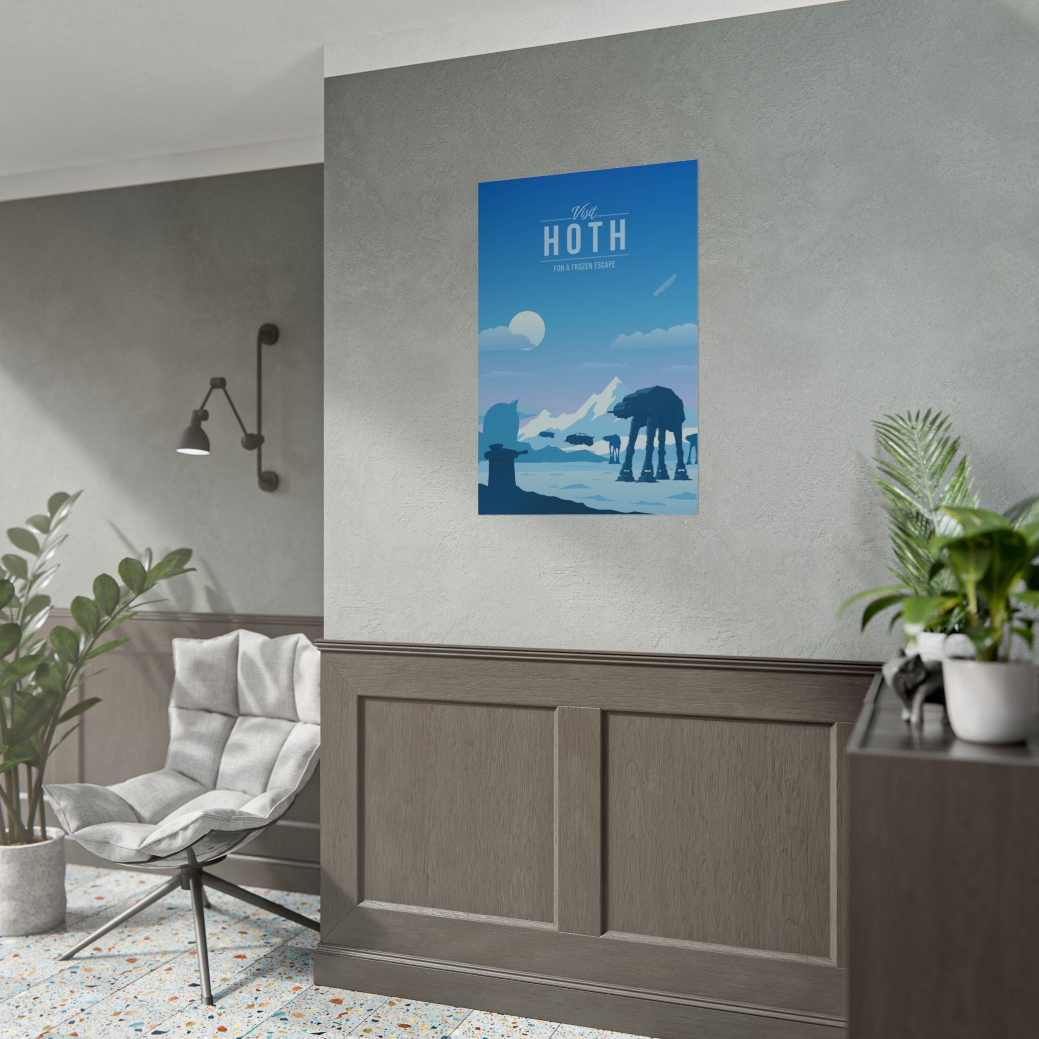 Hoth Travel Poster