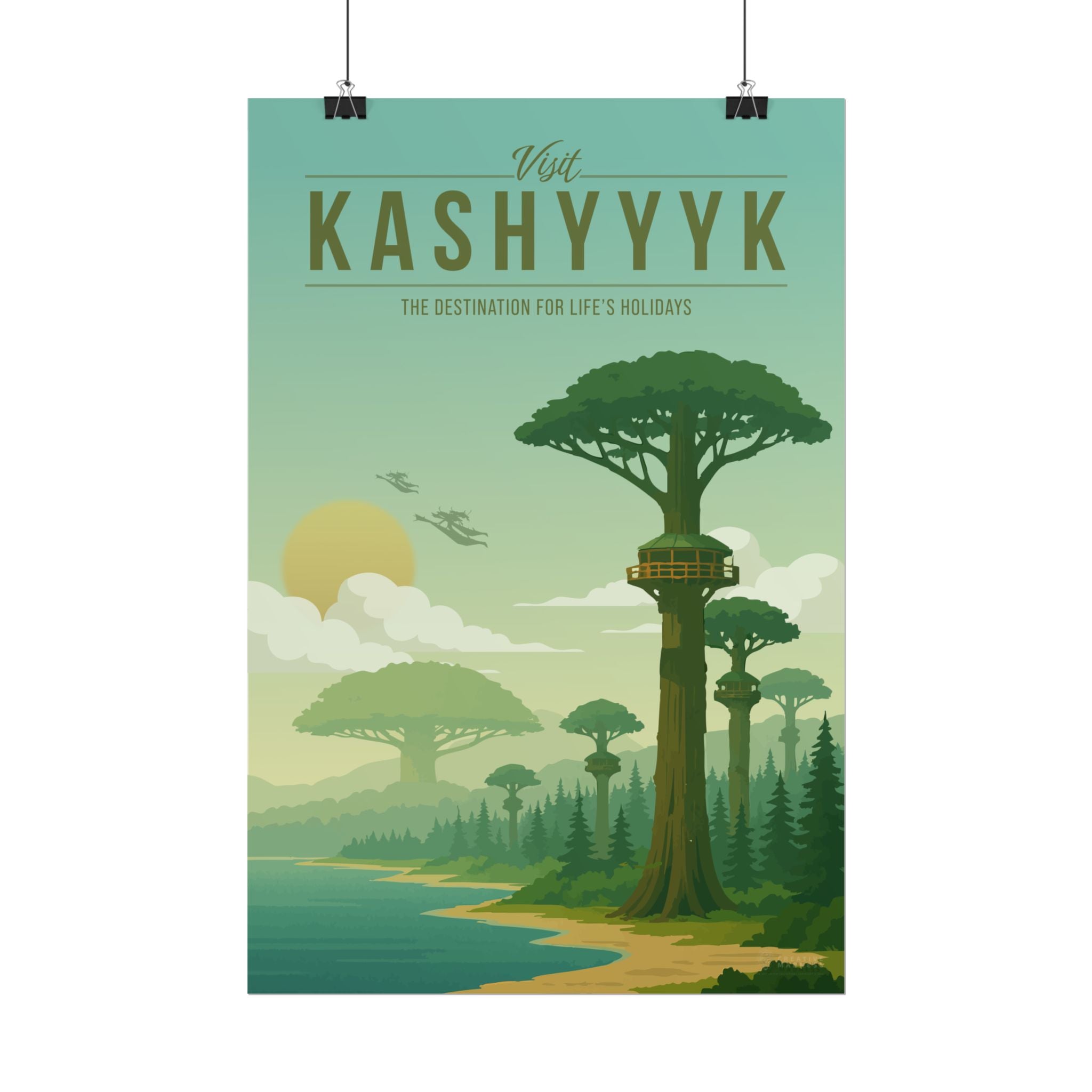 Kashyyyk Travel Poster