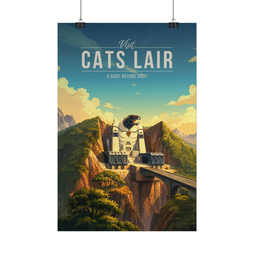 Cat'S Lair Travel Poster
