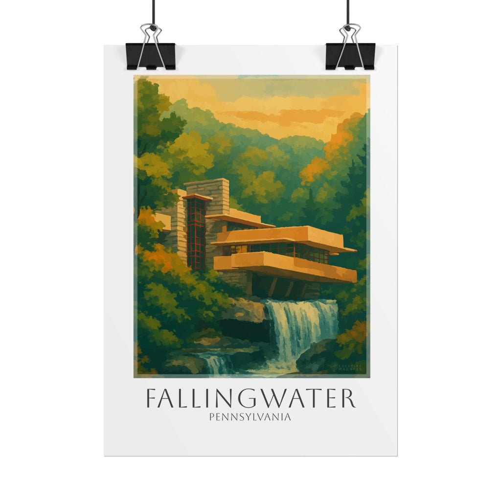 Fallingwater Travel Poster