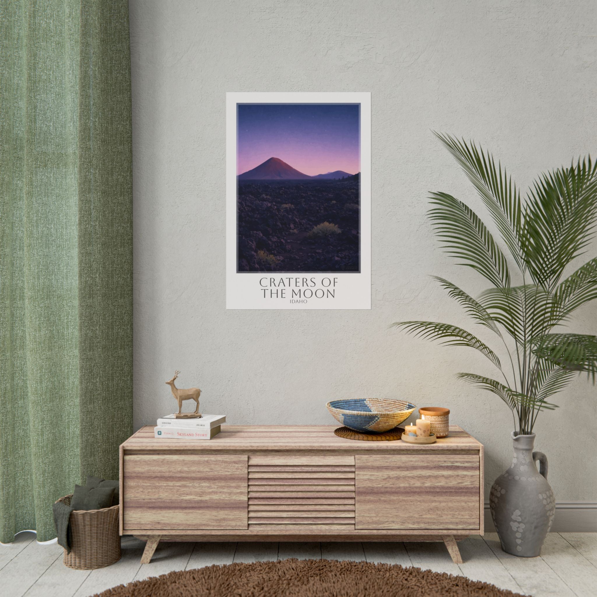 Craters Of The Moon Travel Poster