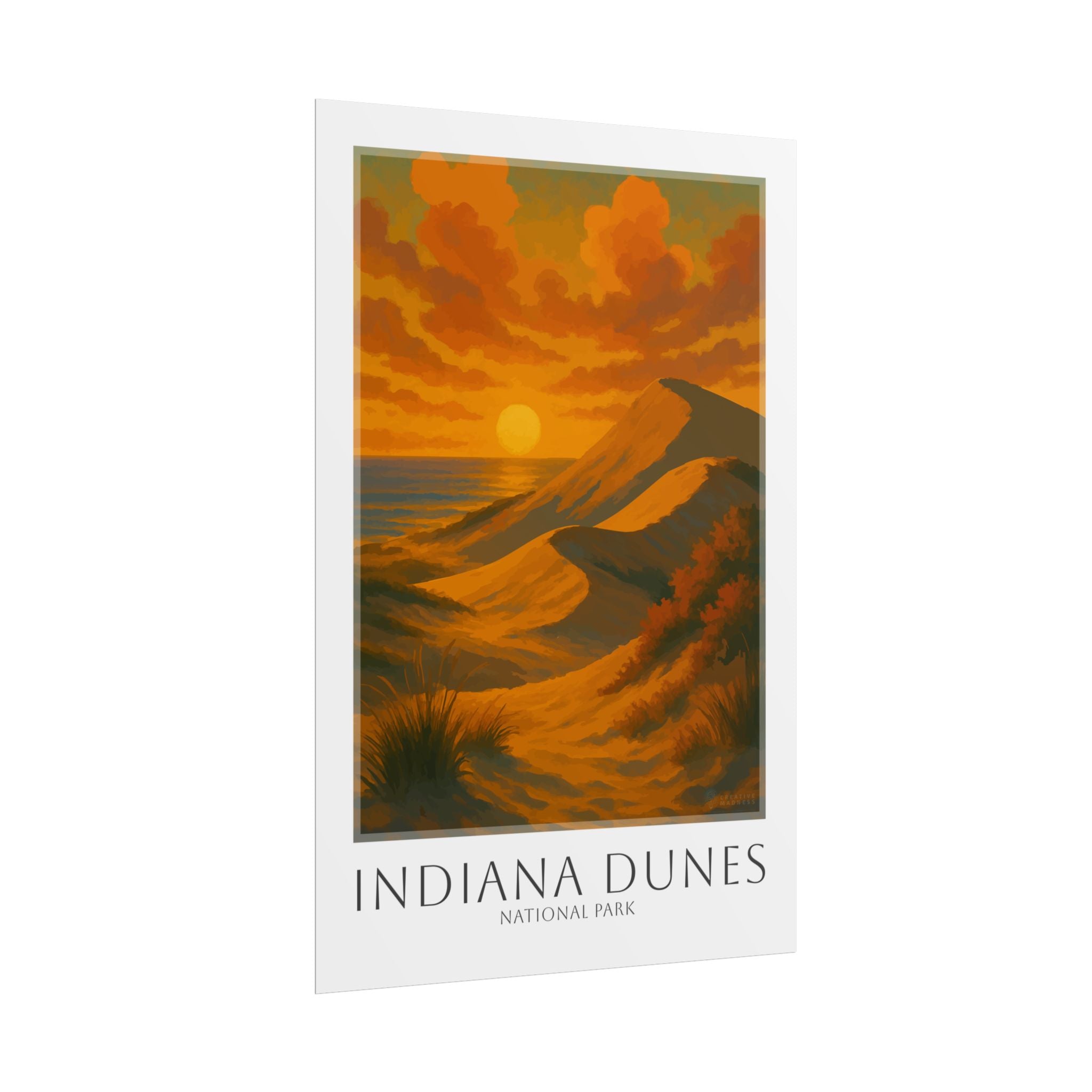 INDIANA DUNES * Travel Poster * National Park Wall Art
