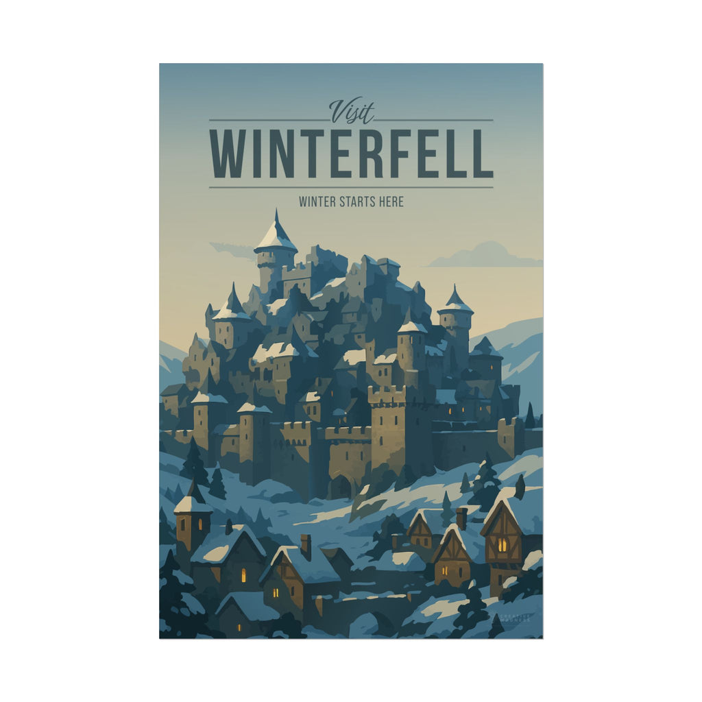 Winterfell Travel Poster