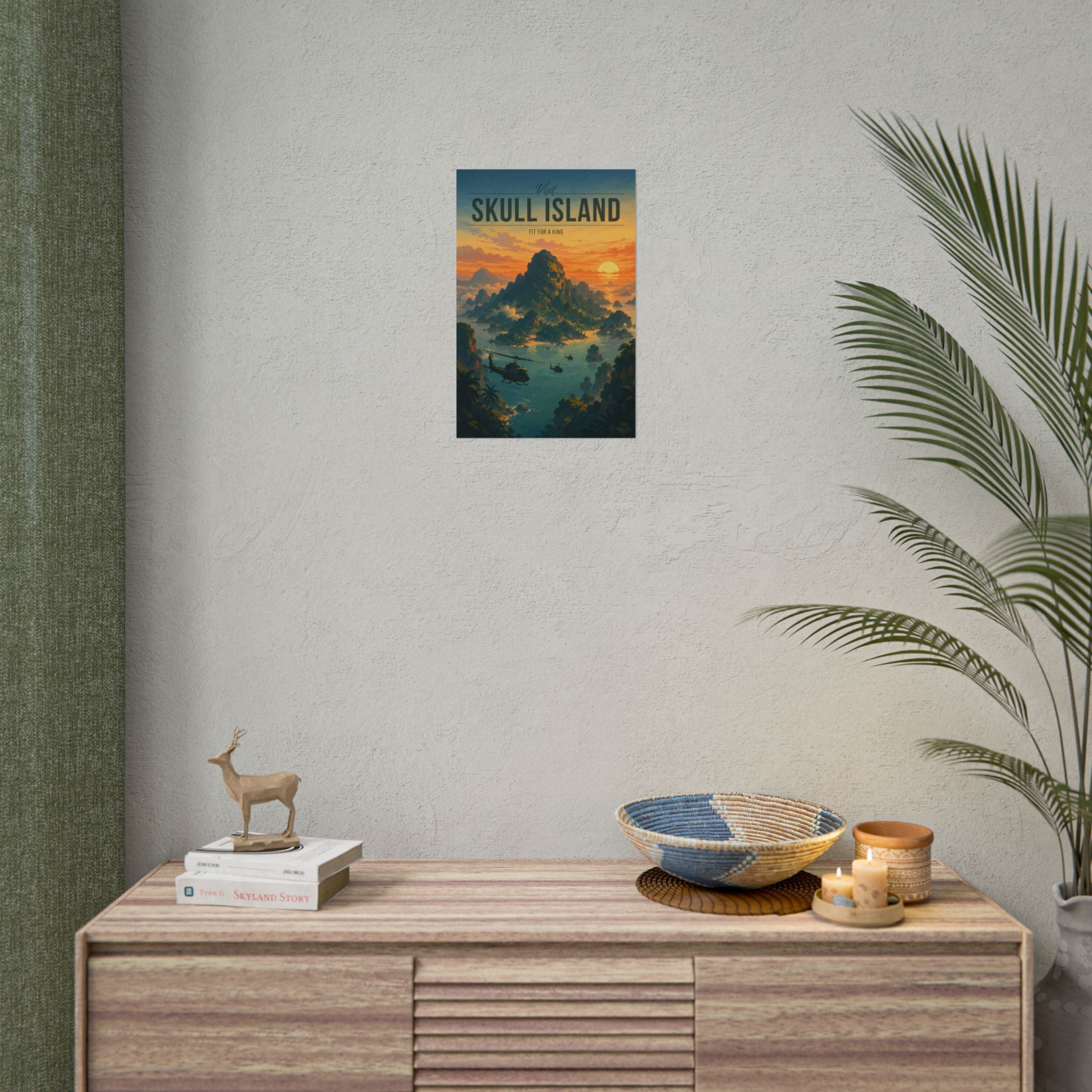 Skull Island Travel Poster