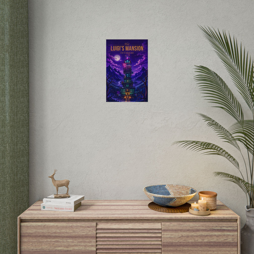 Luigi'S Mansion Travel Poster