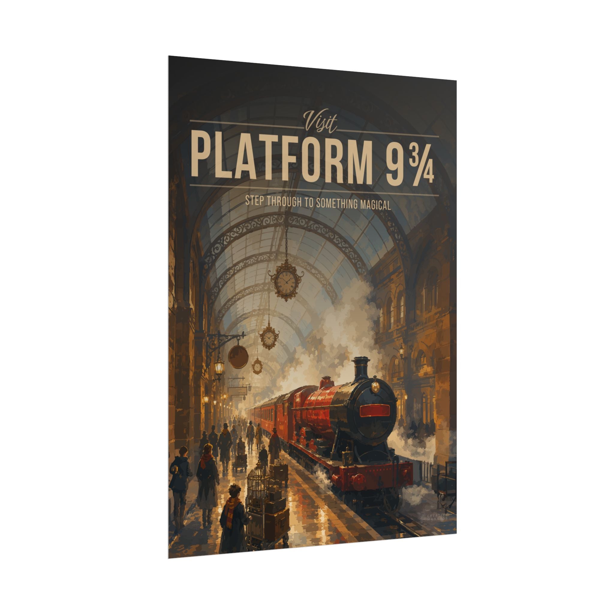 Platform 9-34 Travel Poster