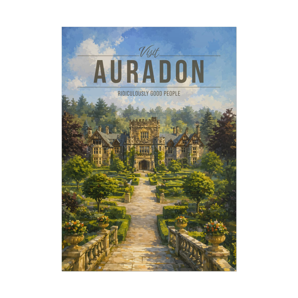 Auradon Travel Poster