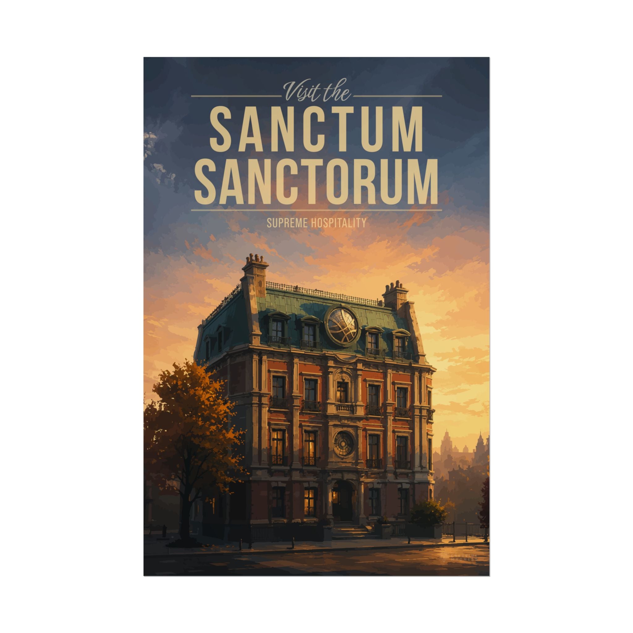 Sanctum Sanctorum Travel Poster