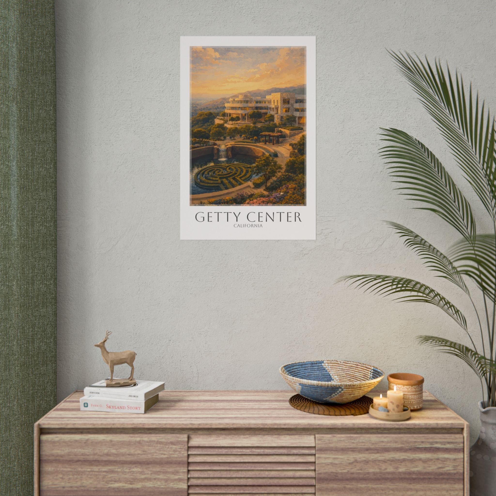 Getty Center Travel Poster