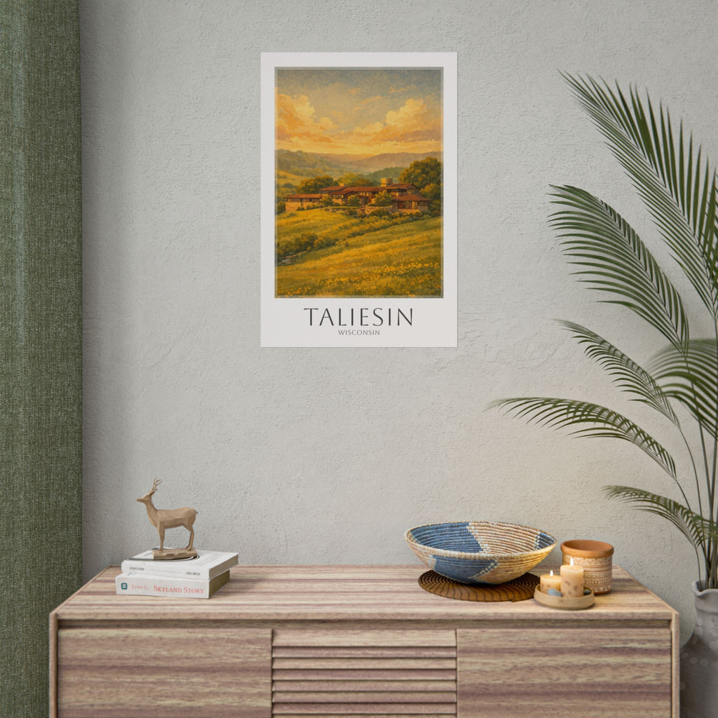 Taliesin Travel Poster