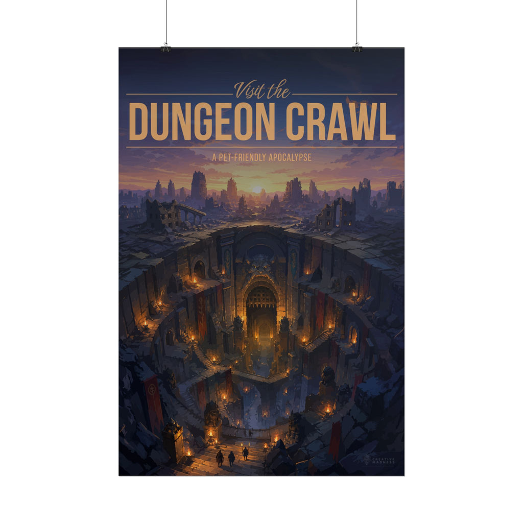 Dungeon Crawl Travel Poster