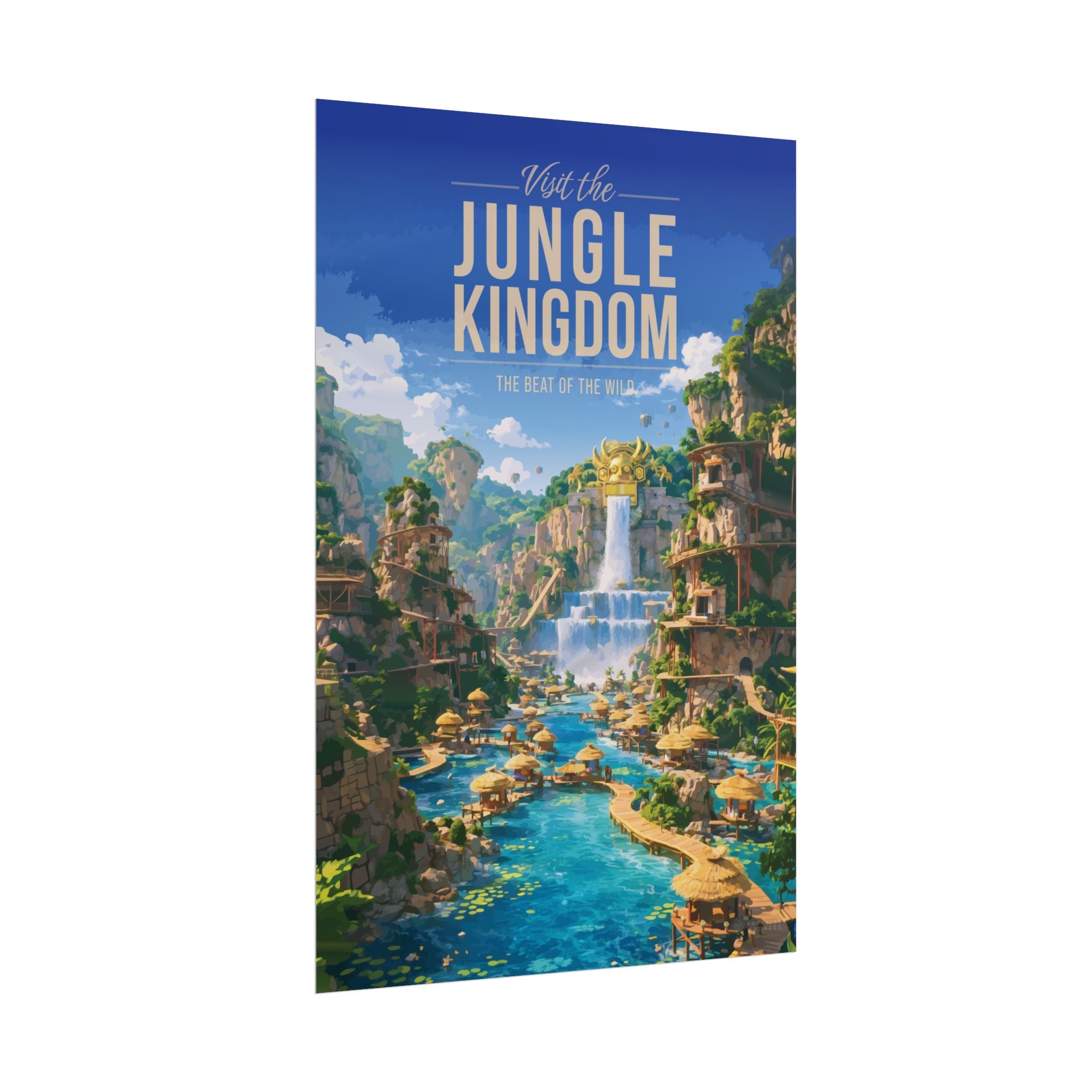 Jungle Kingdom Travel Poster