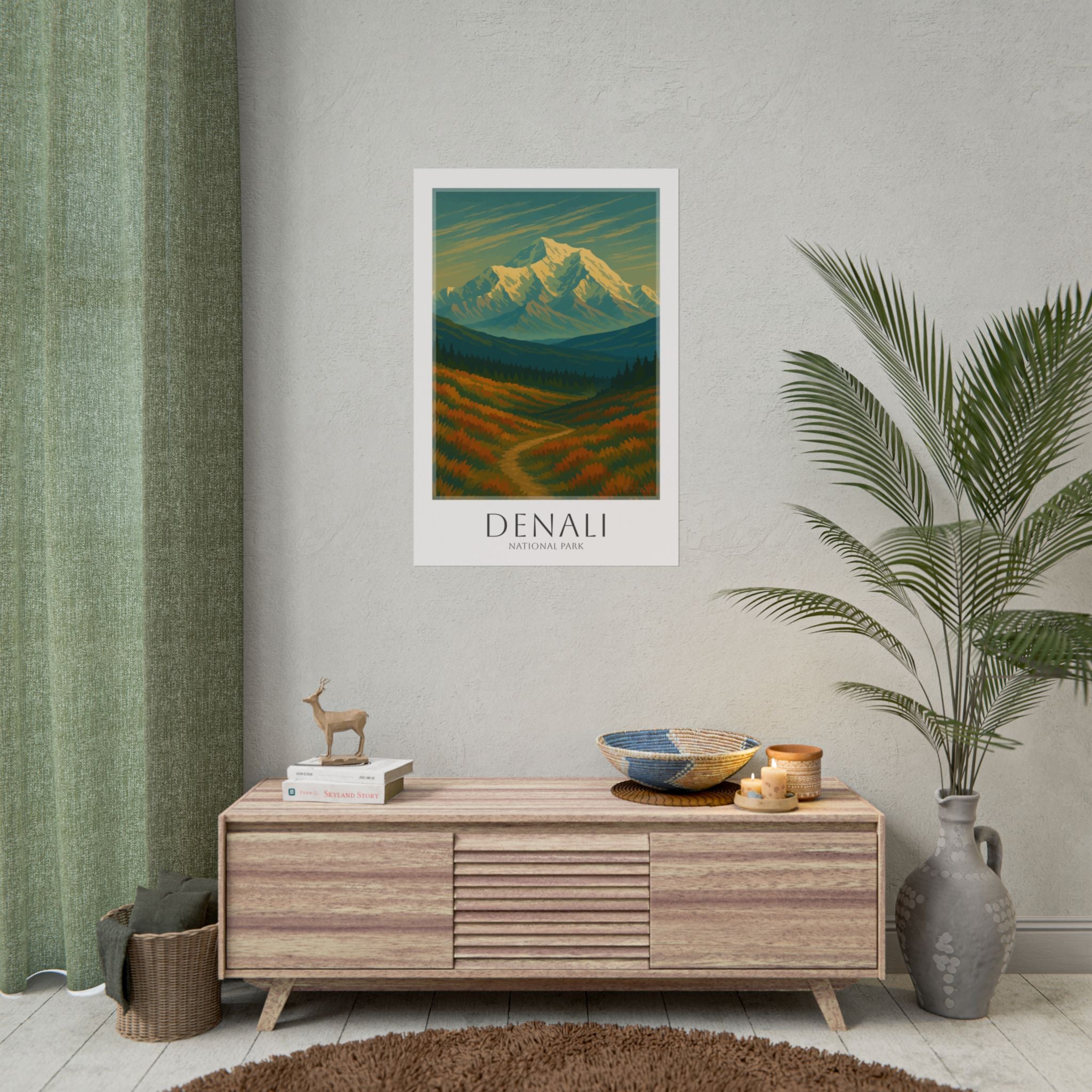 DENALI * Travel Poster * National Park Wall Art