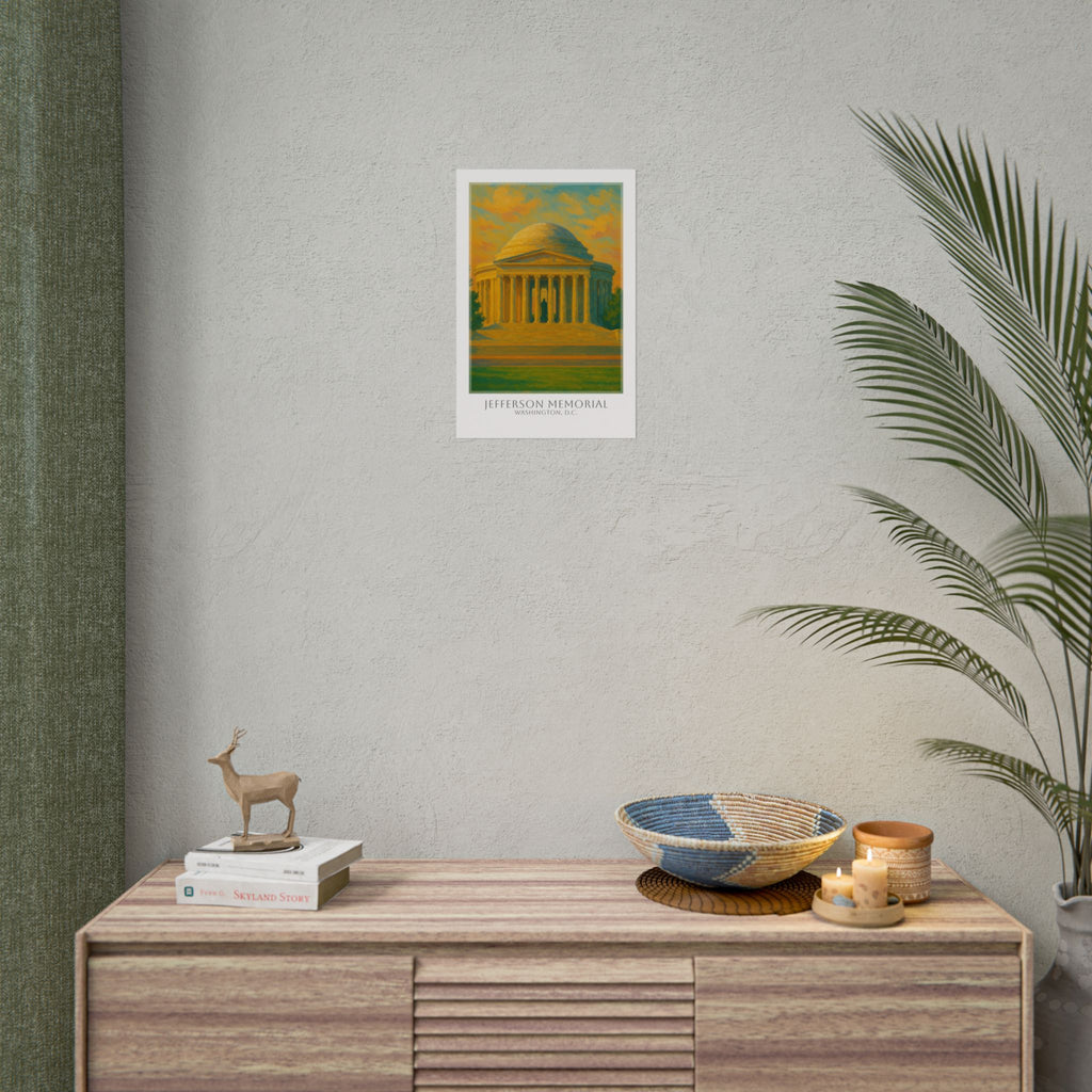 Jefferson Memorial Travel Poster